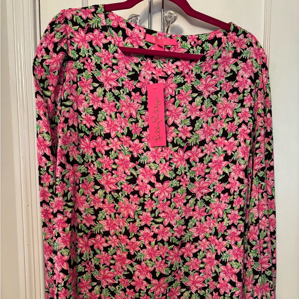 Lilly Pulitzer Pink floral blouse